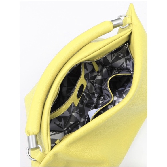 ARCADIA • Lime Yellow Clara Doll Purse Tote Bag Over The Shoulder Crossbody - Picture 3 of 7